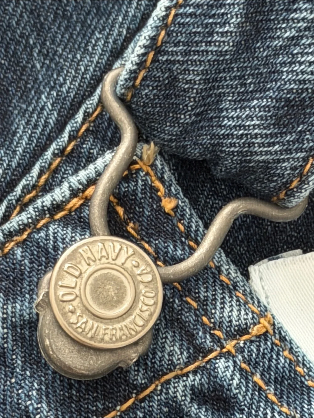 Women’s Old Navy Dark Wash Denim Overalls 8